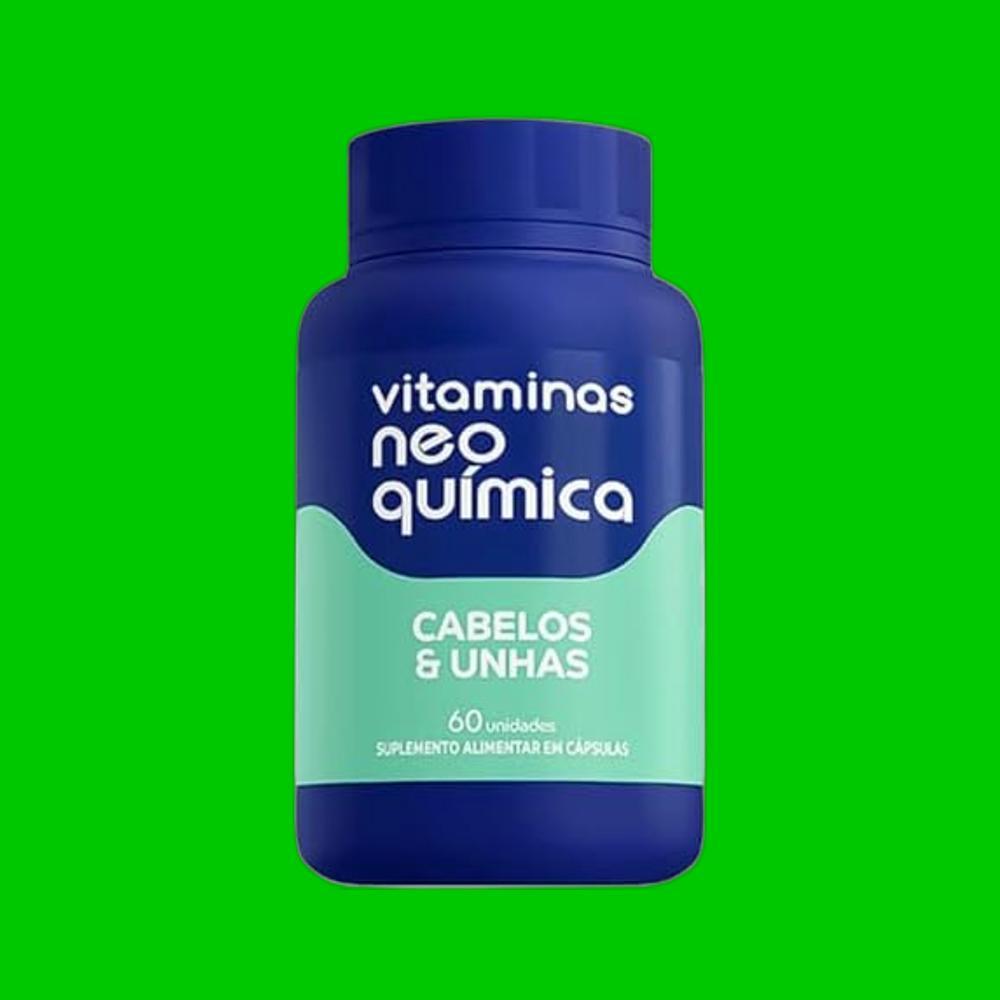 Vitaminas Cabelos e Unhas 60 Cps - Neo Química