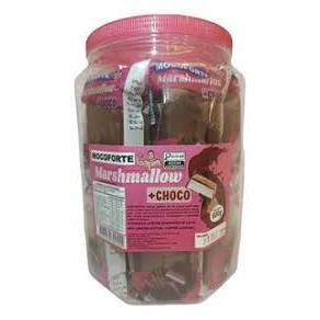 DOCE MARSHAMALLOW + CHOCO MOCOFORTE POTE 600G COM 20 UNIDADES