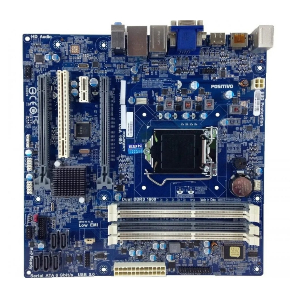 Placa Mãe LGA 1150 – POS-EIQ87CY – Chipset Q87 - 4 geração em Oferta na Shopee