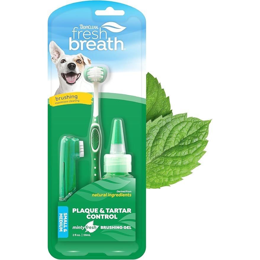 Tropiclean Fresh Breath Oral Care Gell Sabor Menta 59 Ml em Oferta na Shopee