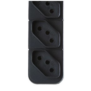 Detalhes do Filtro de Linha e Protetor Extensão Protect 5 Tomadas Cabo 3 Metros Preto-  Fiolux