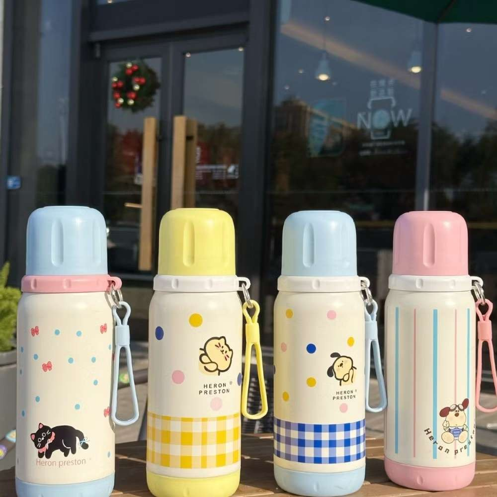 Copo Garrafa Termica Esportiva 500ML com Xicara Garrafa Aço Inox--1824 em Oferta na Shopee