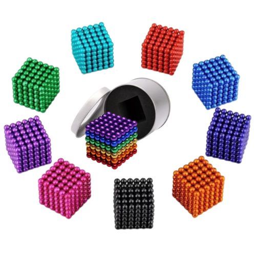 Cubo Magnético 216 Esferas 5mm bolas magnéticas - Neocube - AZUL em Oferta na Shopee