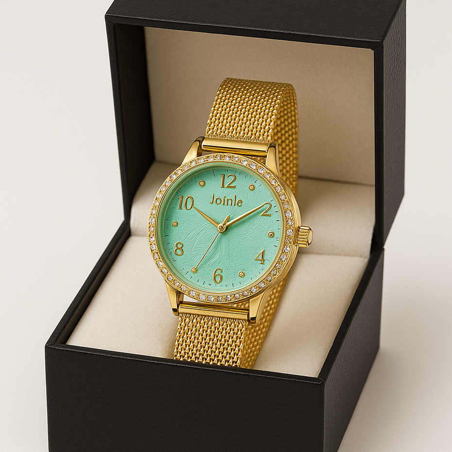 Relógio  Vip de Quartzo Feminino Com Mostrador Digital e Pulseira De Liga Casual Inoxidável Elegante