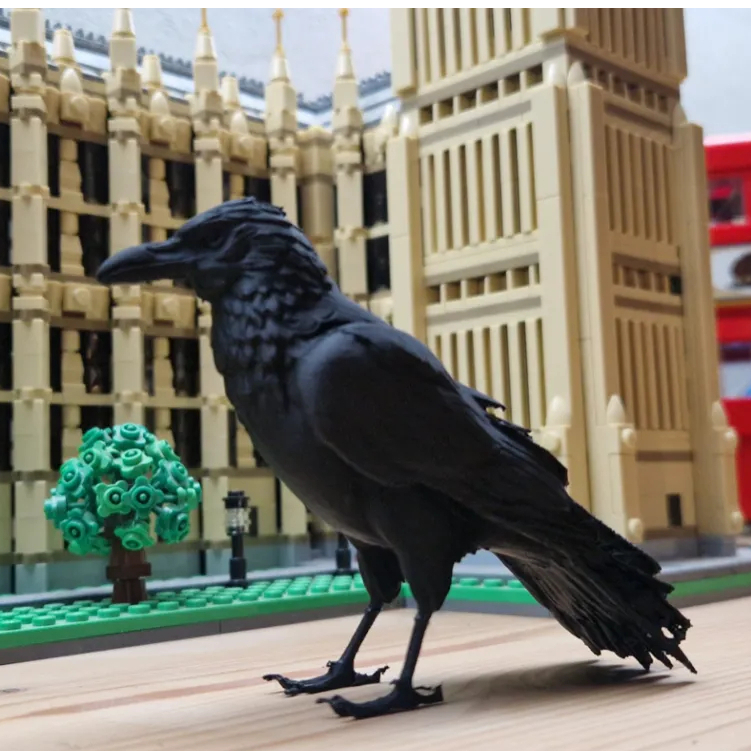 Corvo 3D Decorativo - Peça Decorativa p/ Casas, Mesas, Prateleiras, Presentes, etc em Oferta na Shopee