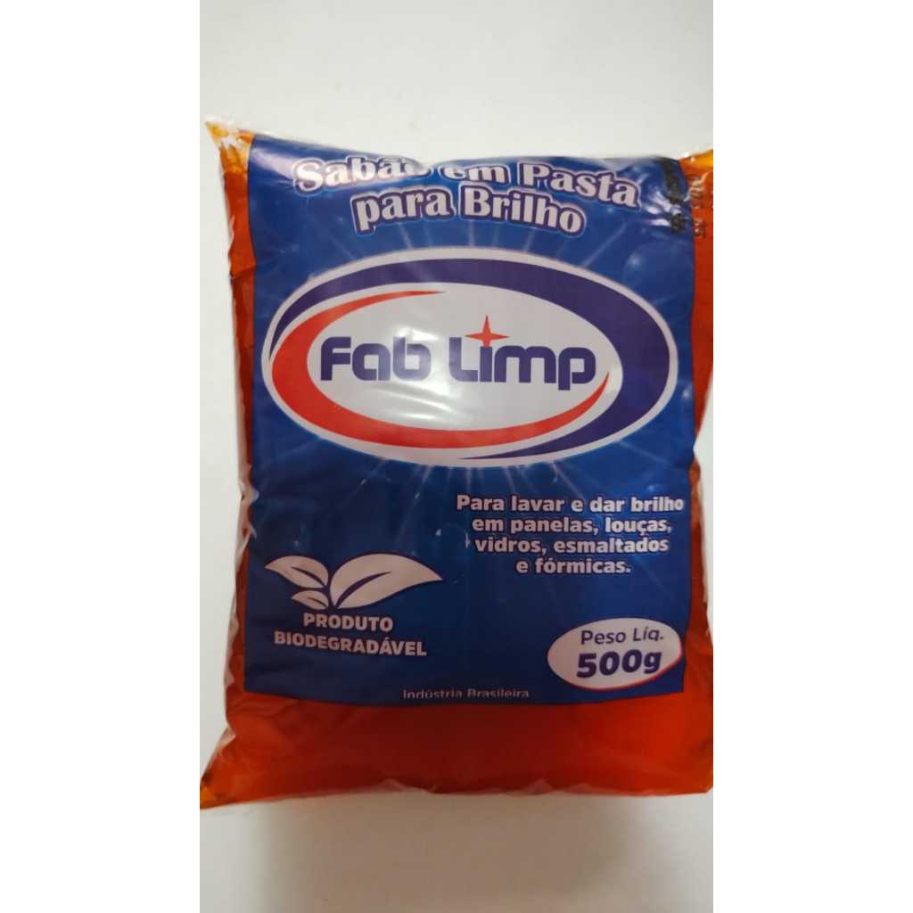 PASTA PARA BRILHO -FAB LIMP-500G
