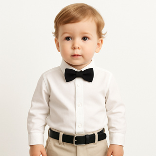 Cinto Elástico Infantil + Gravata Borboleta Infantil Meninos Criança Acessório Festa Social P Ao G em Oferta na Shopee