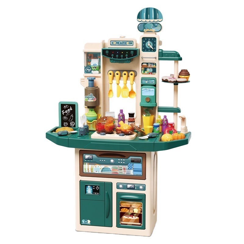 Cozinha infatil Interativa Luz, Som e Acessórios Cor Azul - Toys Import J240115012