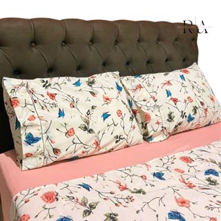 Jogo de Lençol 4 peças KING 200 fios PERCAL ALGODÃO em Oferta na Shopee