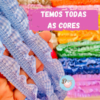 Fita Xadrez 5 MT C/ Elastano para Costura, Artesanato 18mm em Oferta na Shopee