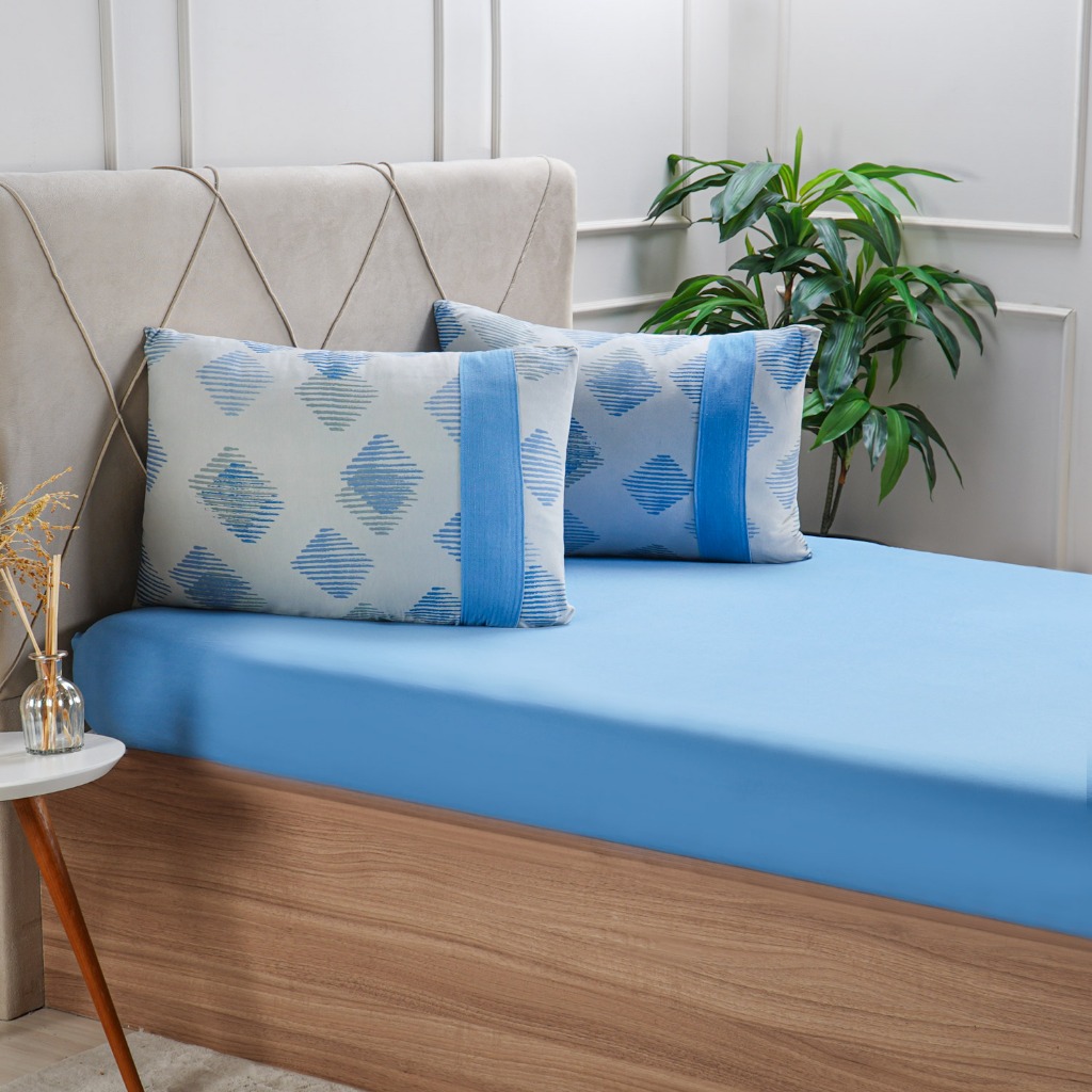 Jogo de Cama Hiper Textil Queen Malha Bella Cama 3 Peças Rosa - Hiper Têxtil