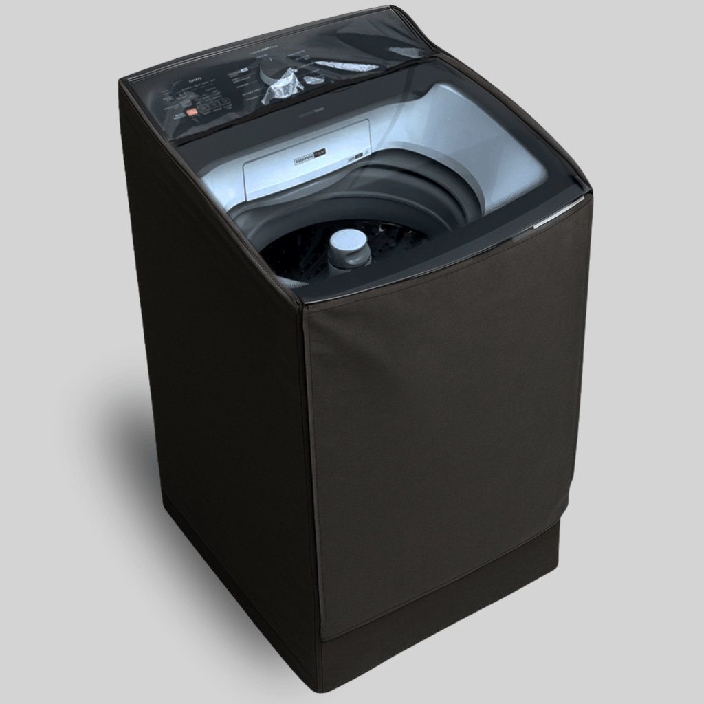 Capa Maquina Lavar Panasonic Protetora Impermeavel 14kg Zíper Painel Transparente em Oferta na Shopee