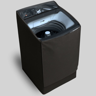 Capa Maquina Lavar Panasonic Protetora Impermeavel 14kg Zíper Painel Transparente em Oferta na Shopee