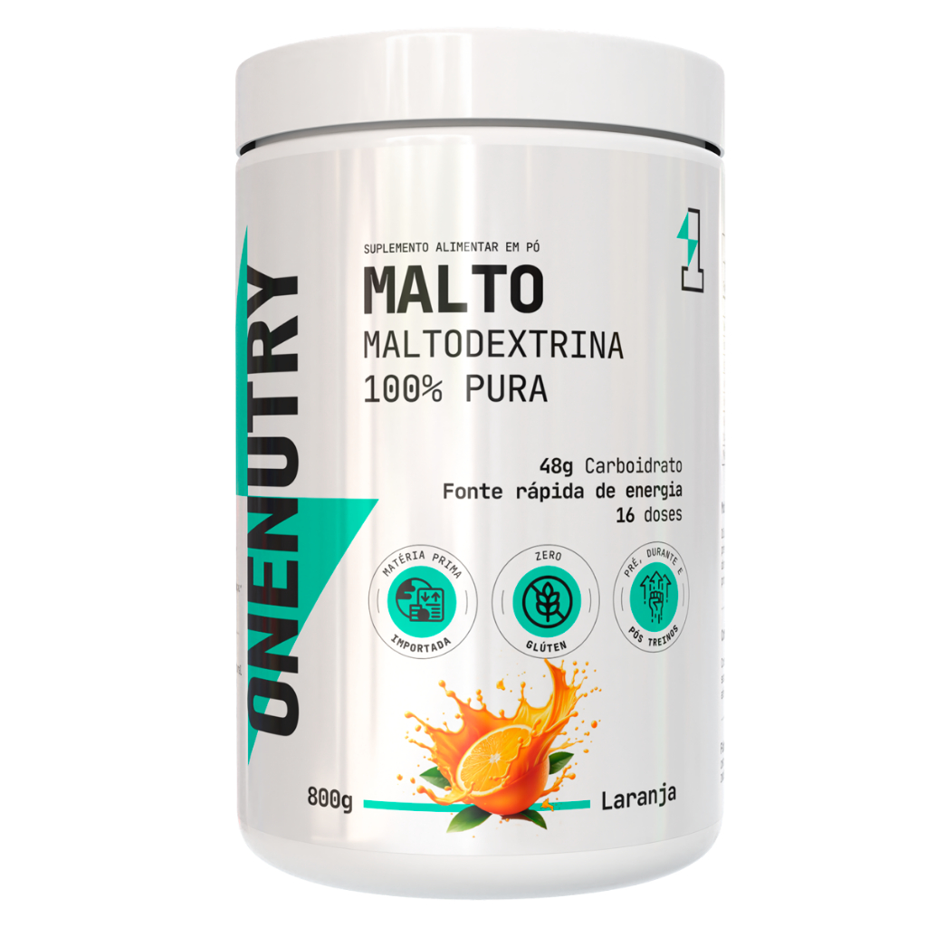 Repositor Energético Maltodextrina Pote 800g Carboidrato em pó One Nutry - Malto Dextrina - Maltodextrin - 47g de carbo