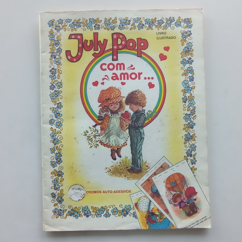 Álbum de Figurinhas - July Pop Com Amor - Ed. Vecchi - 1983