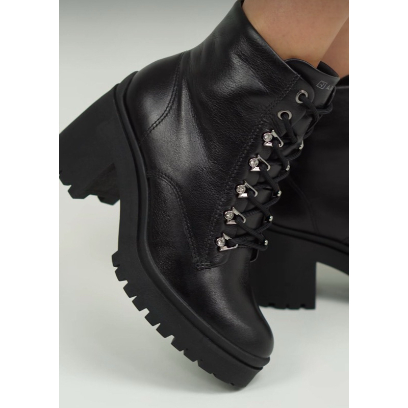 Bota Coturno Feminino Ramarim Original com Salto Tratorado 1639