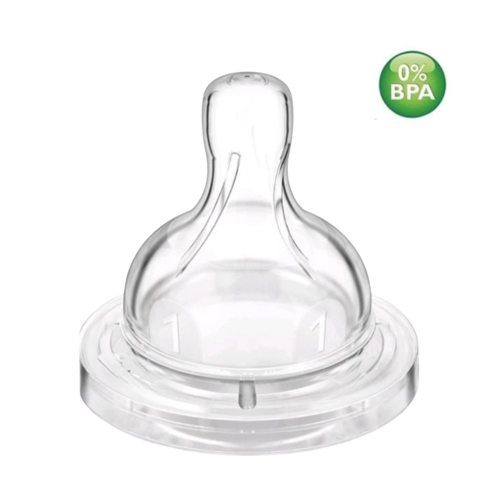 Bico Silicone Anti Cólica Compatível Com Linha Avent Classic – Fluxo Lento ou Fluxo Rápido