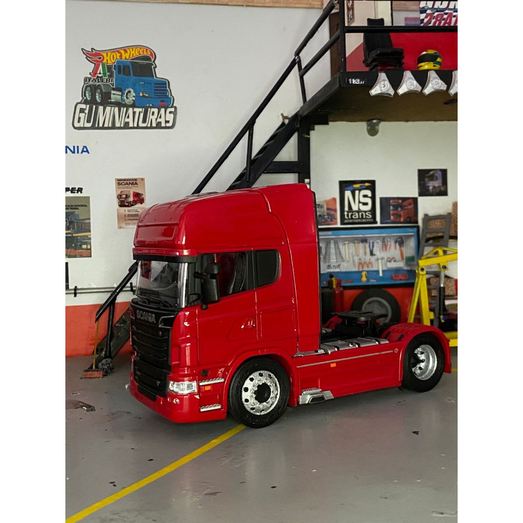 Miniatura Scania  De Metal Welly 1/32 V8