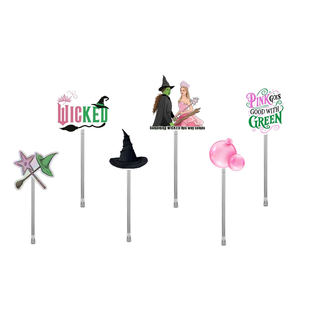 Topper para Doces e Cupcakes WICKED com 60 unidades em Oferta na Shopee