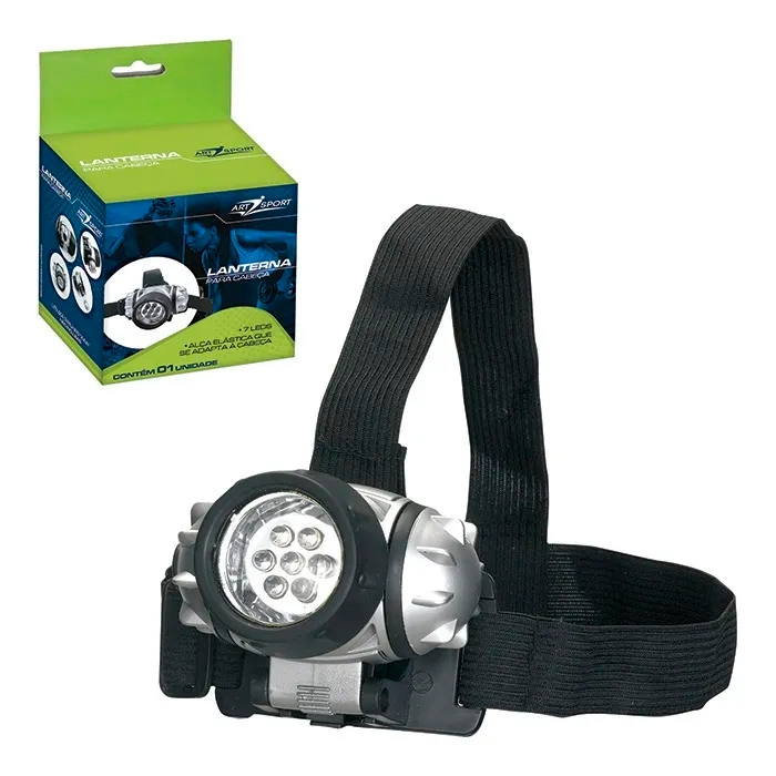 Lanterna Para Cabeça Led 3 Niveis Luz Piscante Esporte Atleta Bike Trilhas Camping Pesca Resistente