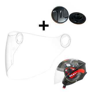 Viseira Cristal + Reparo Botão Trava Capacete New Liberty 3 em Oferta na Shopee