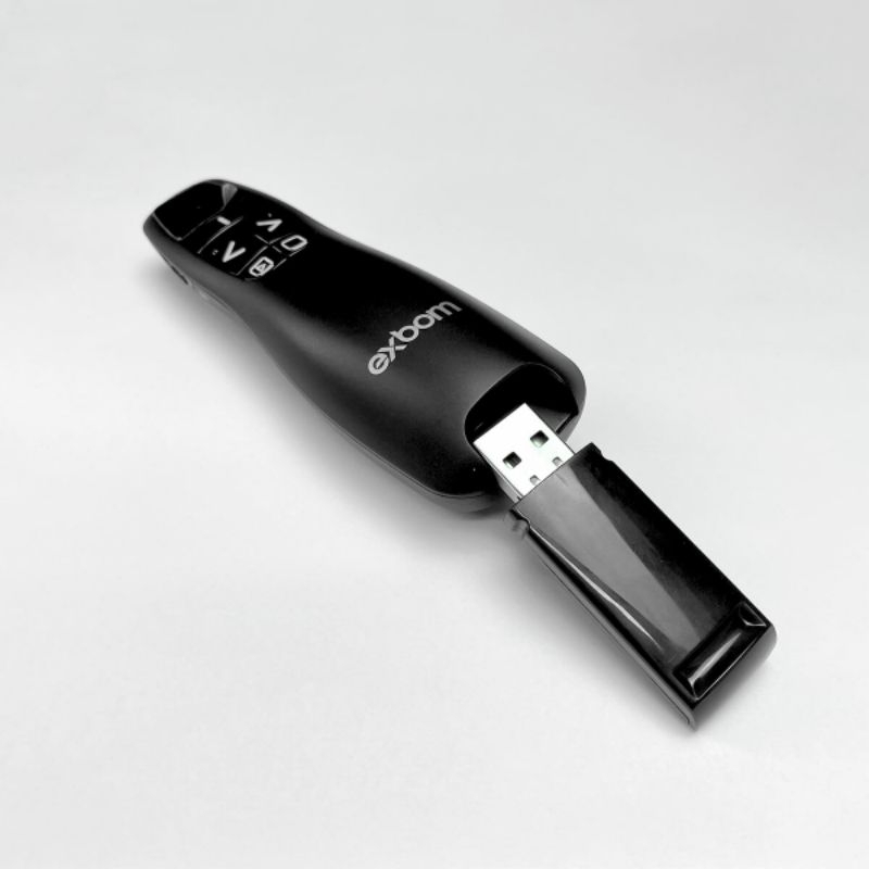 Apresentador Passador de Slides Sem Fio com Laser 30m Alcance

