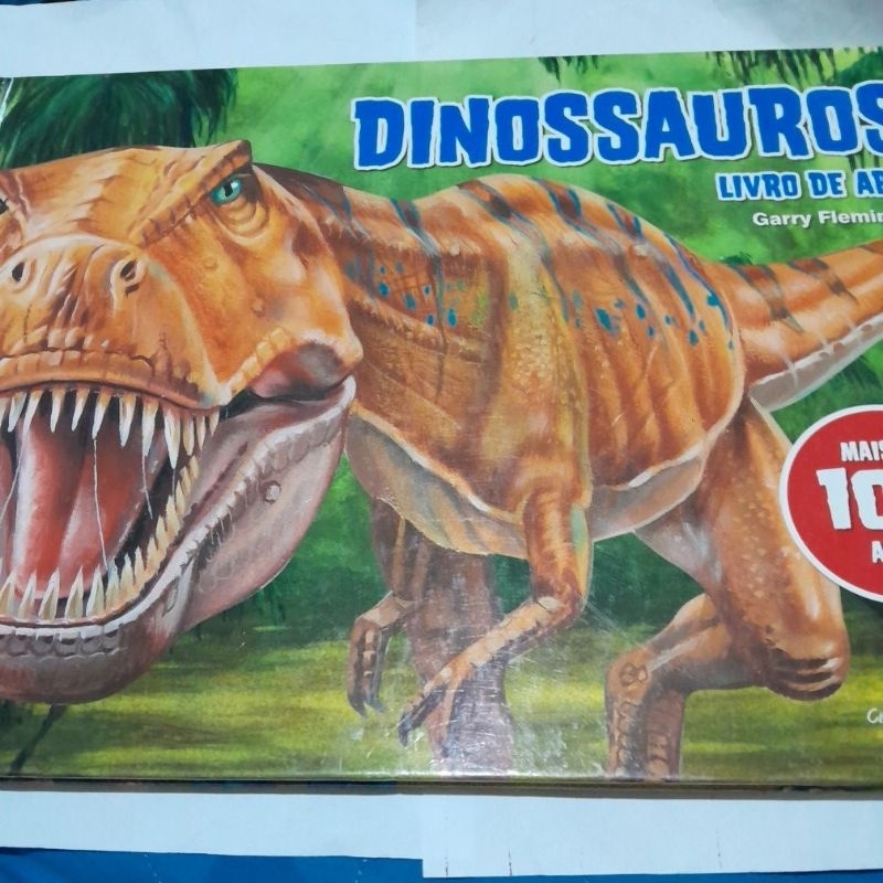 Livro Infantil: Dinossauros Livro De Abas / Garry Fleming/ Mais de 100 Abas !