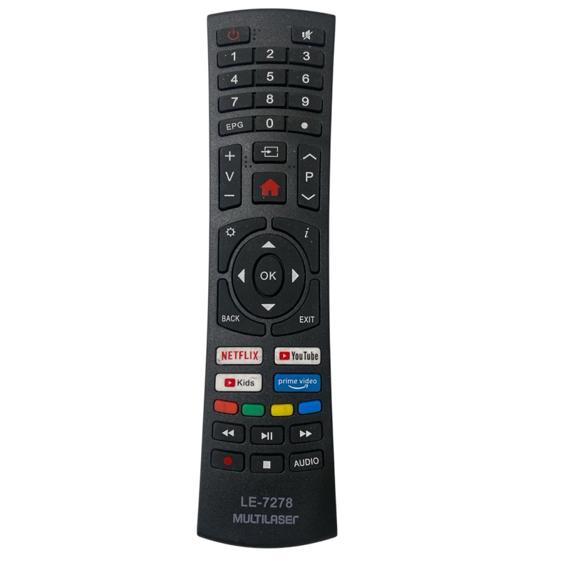 controle remoto tv L059 4K smart 50 polegadas Multilaser .