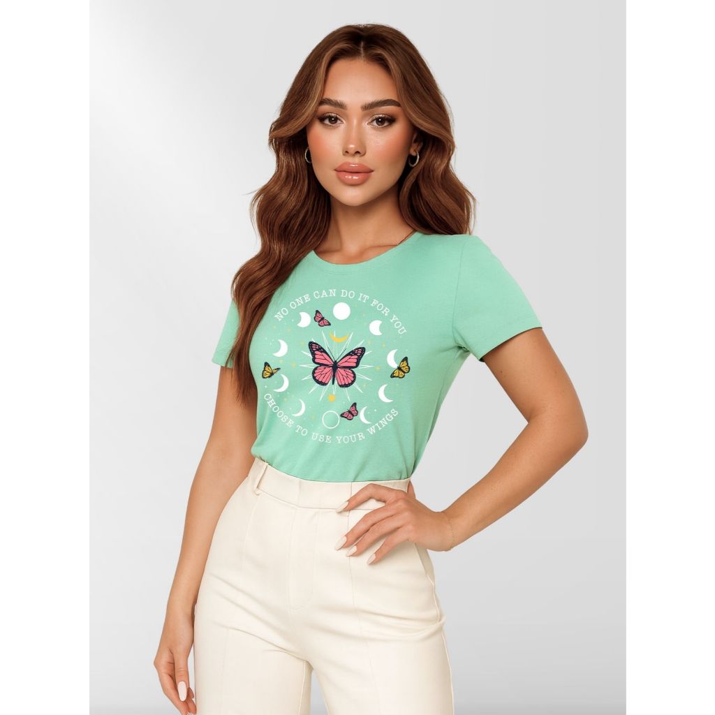 Blusas Femininas Escolha Cor e Tamanho Manga Curta Gola Redonda Roupas Femininas em Oferta na Shopee