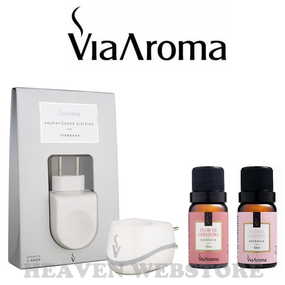 Aromatizador ou Essencia - Via Aroma - Escolha: só Essência / Aparelho com essência / só Aparelho