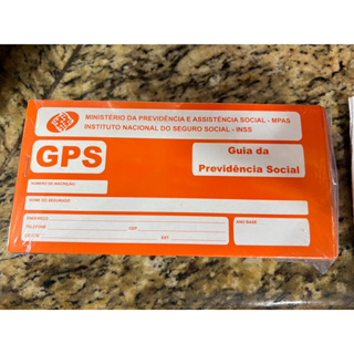 GPS carne guia da previdência social / com 5 ou 10 ou 20 unidades em Oferta na Shopee