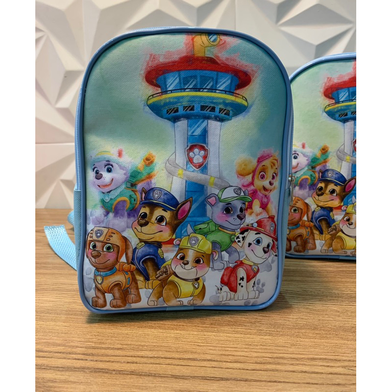 Mochilinha Personalizada para aniversário Patrulha Canina Candy Lembrancinha aniversário