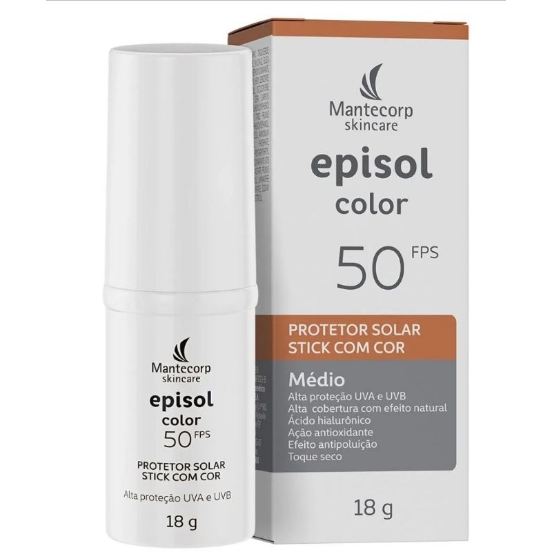Episol Color Stick FPS 50 Médio 18g