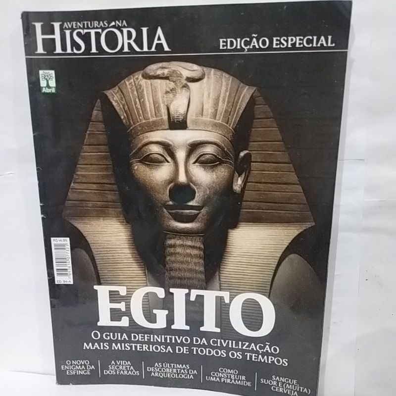 Revista Aventuras na História, Egito Edição Especial.