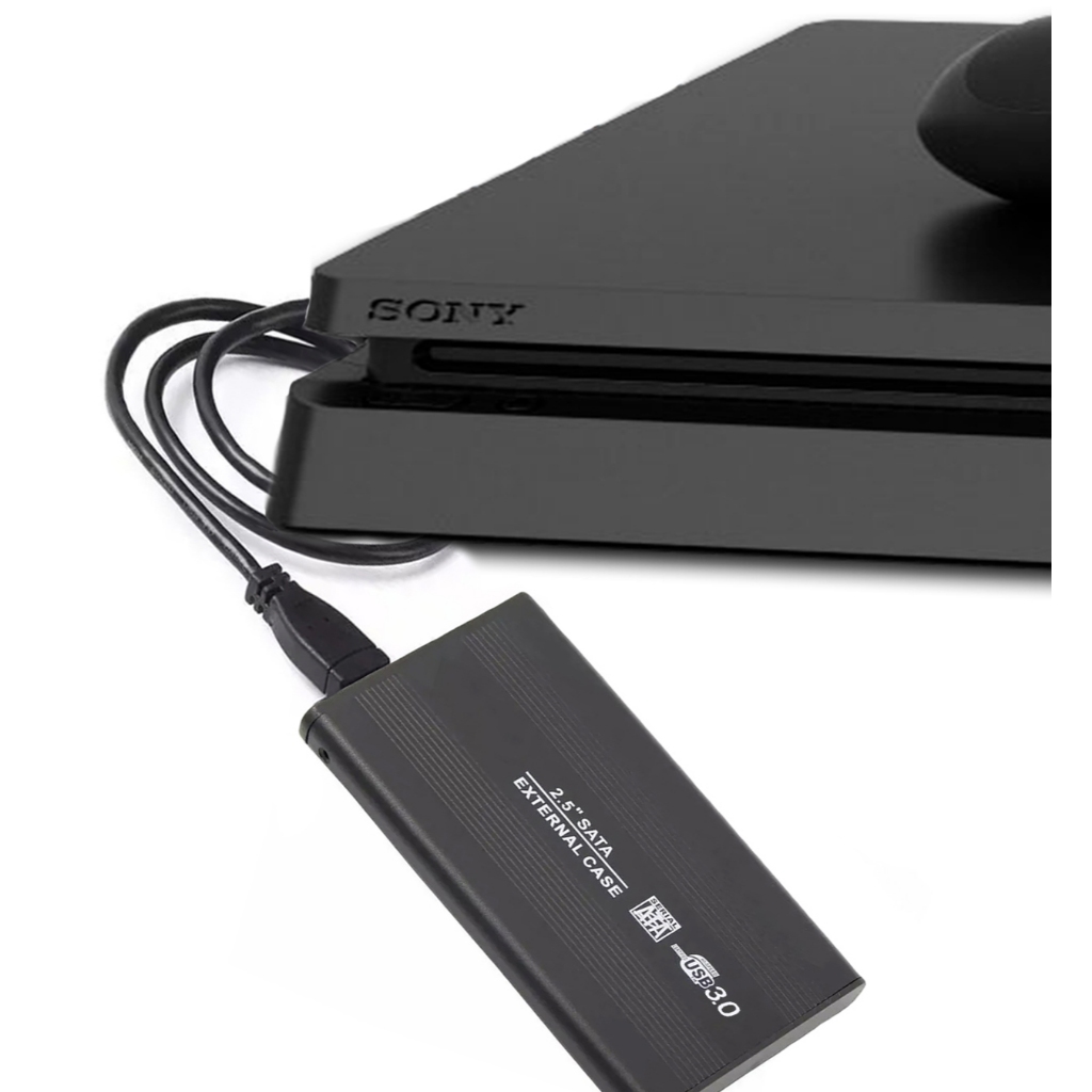 HD Externo 500GB USB 3.0 para TV, PC, PS5, PS4, PS3 e Xbox – Preto