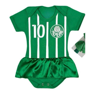 Body bebê time futebol feminino São Paulo Corinthians palmeiras em Oferta na Shopee