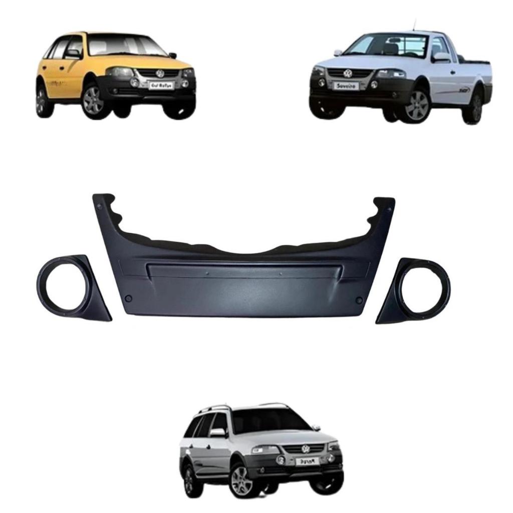 Kit Molduras Dianteiro Para choque VW G4 Parati Surf/ Gol Rallye/ Saveiro Surf