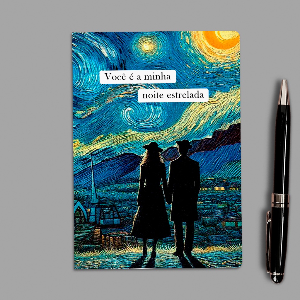 Cartões presente Van Gogh noite estrelada