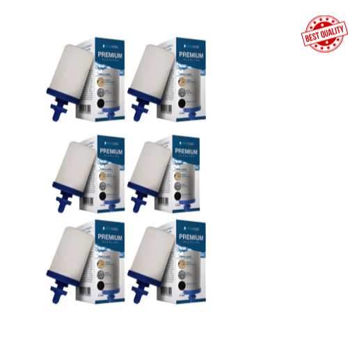 Kit 6 Vela Tripla Ação Alcalina, Carvão Ativado e Prata Coloidal Compatível em Todos Filtro De Barro Queima de estoque