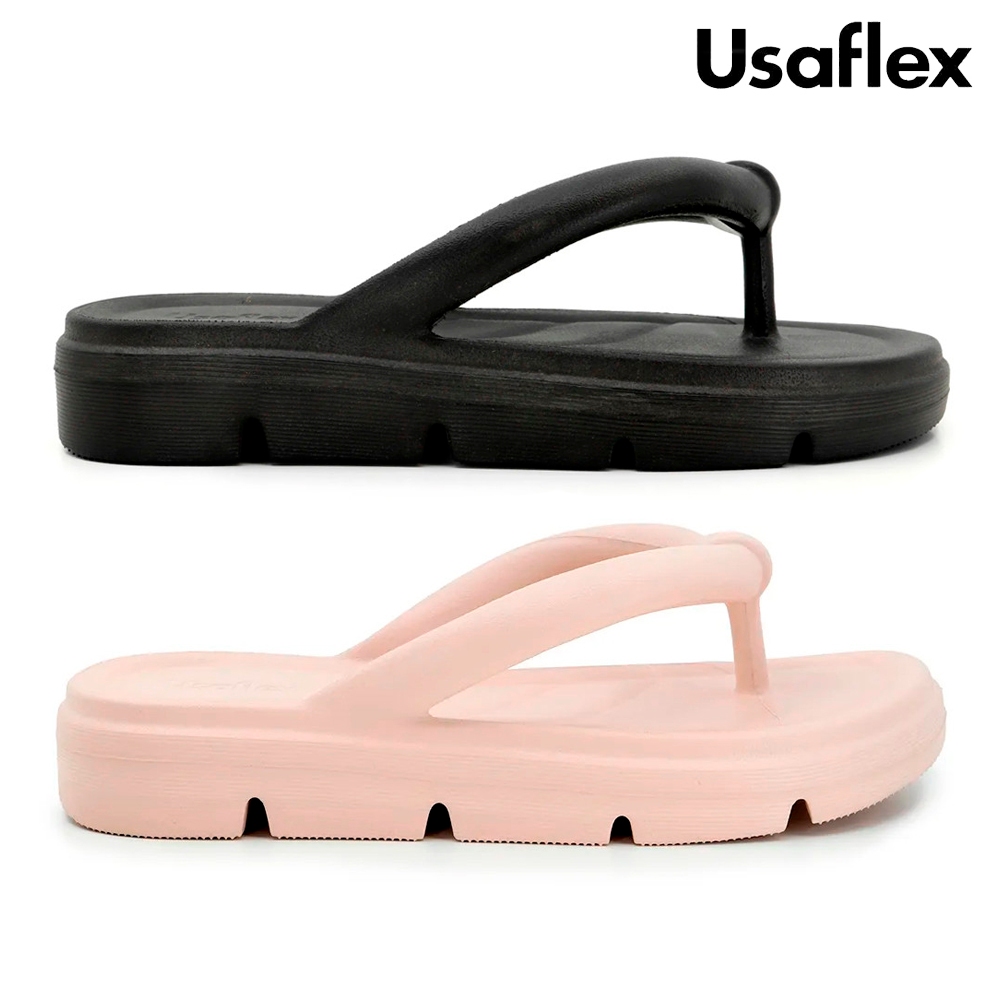 Chinelo Feminino Usaflex Poofy Ultraconforto Plataforma Ortopédica Eva Confortável Original em Oferta na Shopee