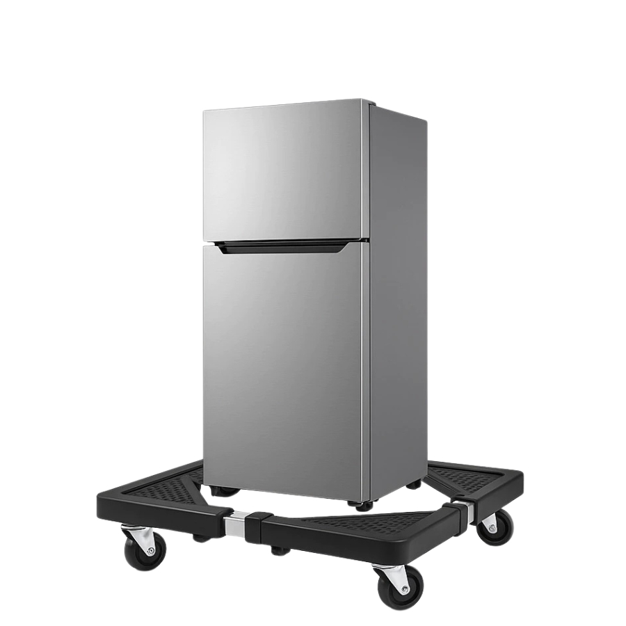 Suporte QUADRADO Base Com Rodinha Para Geladeira Fogão Máquina Lavar Lousa Base Carrinho até 200kg ARPEPEL