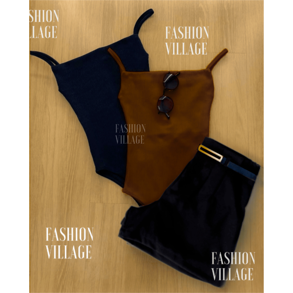 Conjunto3 Ysa Dois Body Bory Suplex +Short Preto + Cinto Inspiração Moda Blogueira 2025
