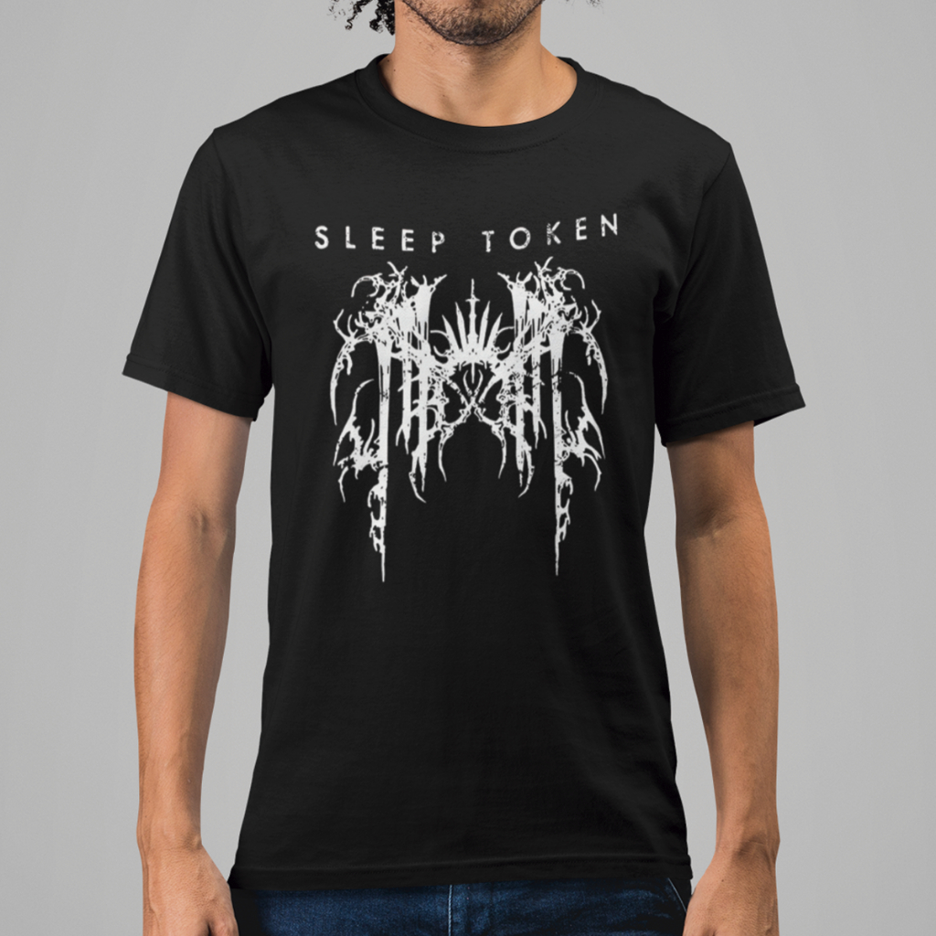 Camiseta Sleep Token Unissex Preta Rock Metal Alternativo Algodão Premium Indie