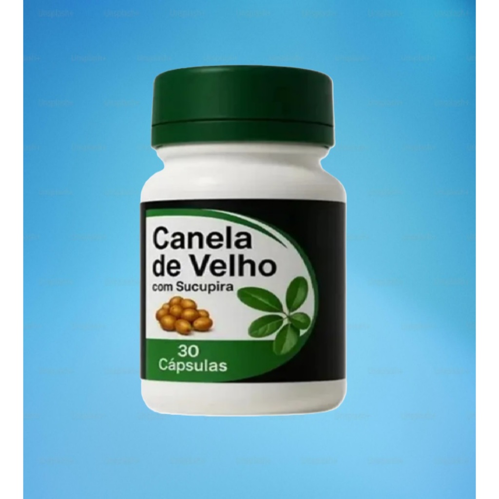 Canela de Velho 100% Natural 1 Pote com 30 Caps. em Oferta na Shopee