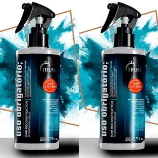 2 Uso Obrigatório Truss 260ml Tratamento Reconstrutor Protetor Térmico Restauração em Oferta na Shopee