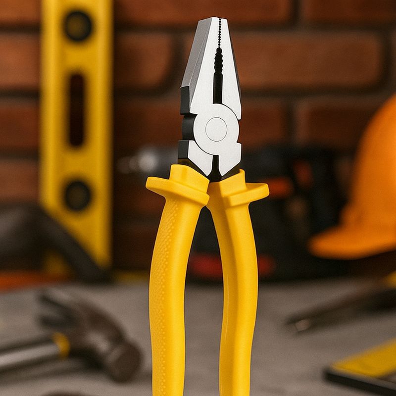 Alicate UNIVERSAL ELETRICISTA corte decapa fios arames cobre