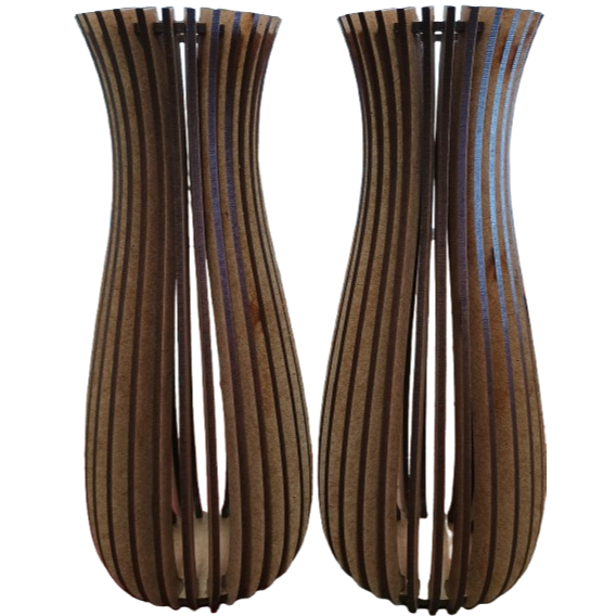 KIT 2 VASOS PARA FOLHAS SECAS PEQUENOS CRU. em Oferta na Shopee