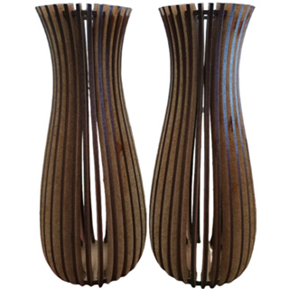 KIT 2 VASOS PARA FOLHAS SECAS PEQUENOS CRU. em Oferta na Shopee