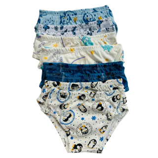 Kit 10 Cuecas Infatil Estampada Menino 100% Algodão em Oferta na Shopee