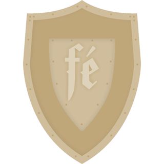 Escudo Mdf Fé em Oferta na Shopee